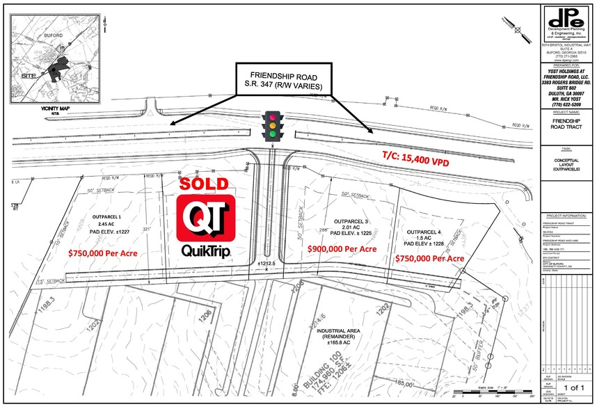 Friendship Rd at I-985, Buford, GA for sale - Building Photo - Image 2 of 4