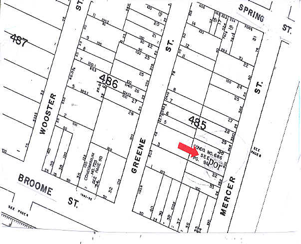 77 Mercer St, New York, NY for sale - Plat Map - Image 1 of 1