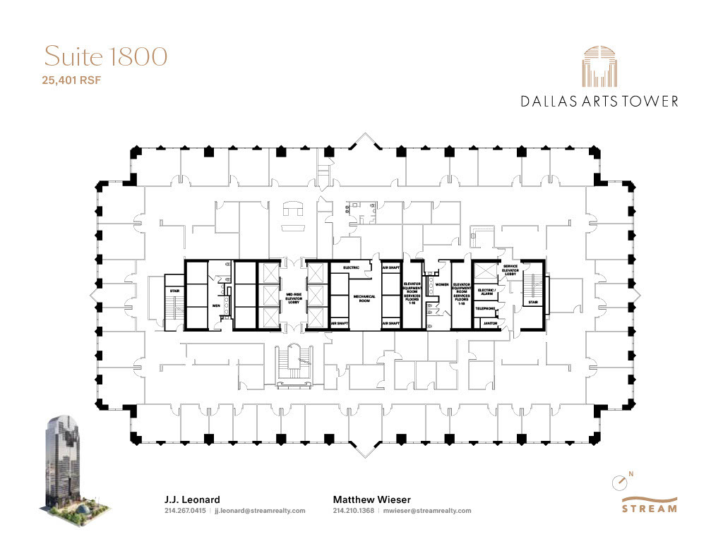 2200 Ross Ave, Dallas, TX for lease Floor Plan- Image 1 of 1