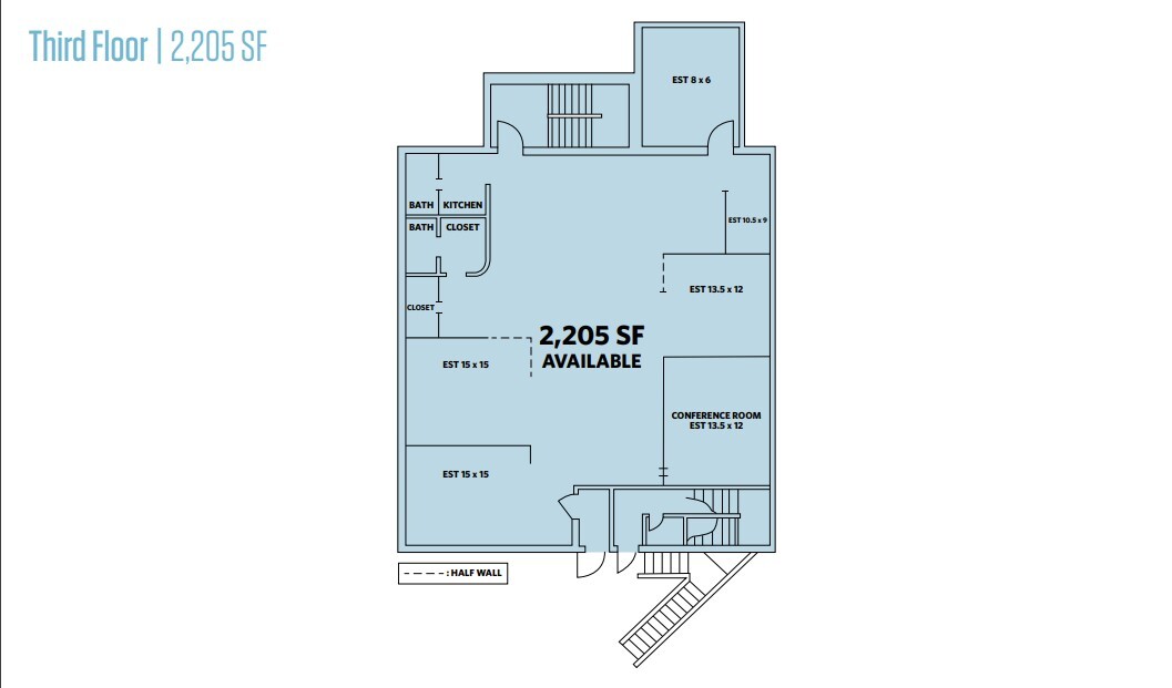 201-205 Harrison St, Leesburg, VA for lease Floor Plan- Image 1 of 2