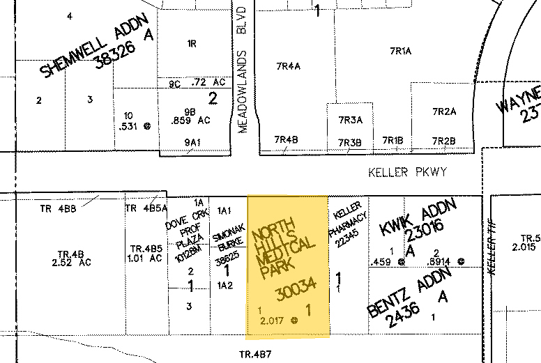 816 Keller Pky, Keller, TX for lease - Plat Map - Image 2 of 17