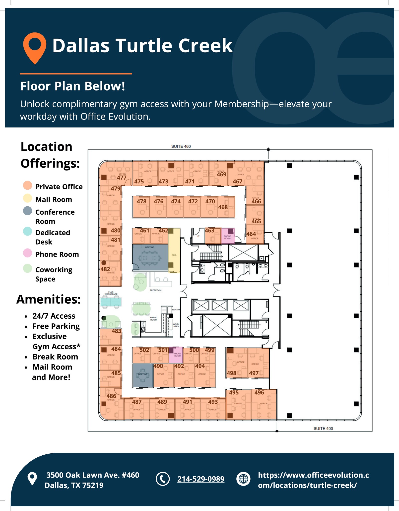 3500 Oak Lawn Ave, Dallas, TX for lease Site Plan- Image 1 of 2