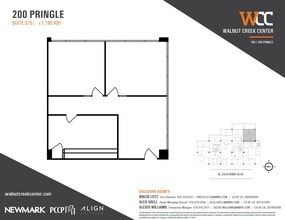 100 Pringle Ave, Walnut Creek, CA for lease Floor Plan- Image 1 of 1