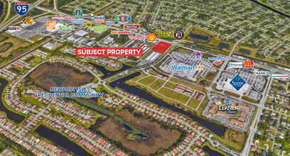 1908 SW Gatlin Blvd, Port Saint Lucie, FL - aerial  map view