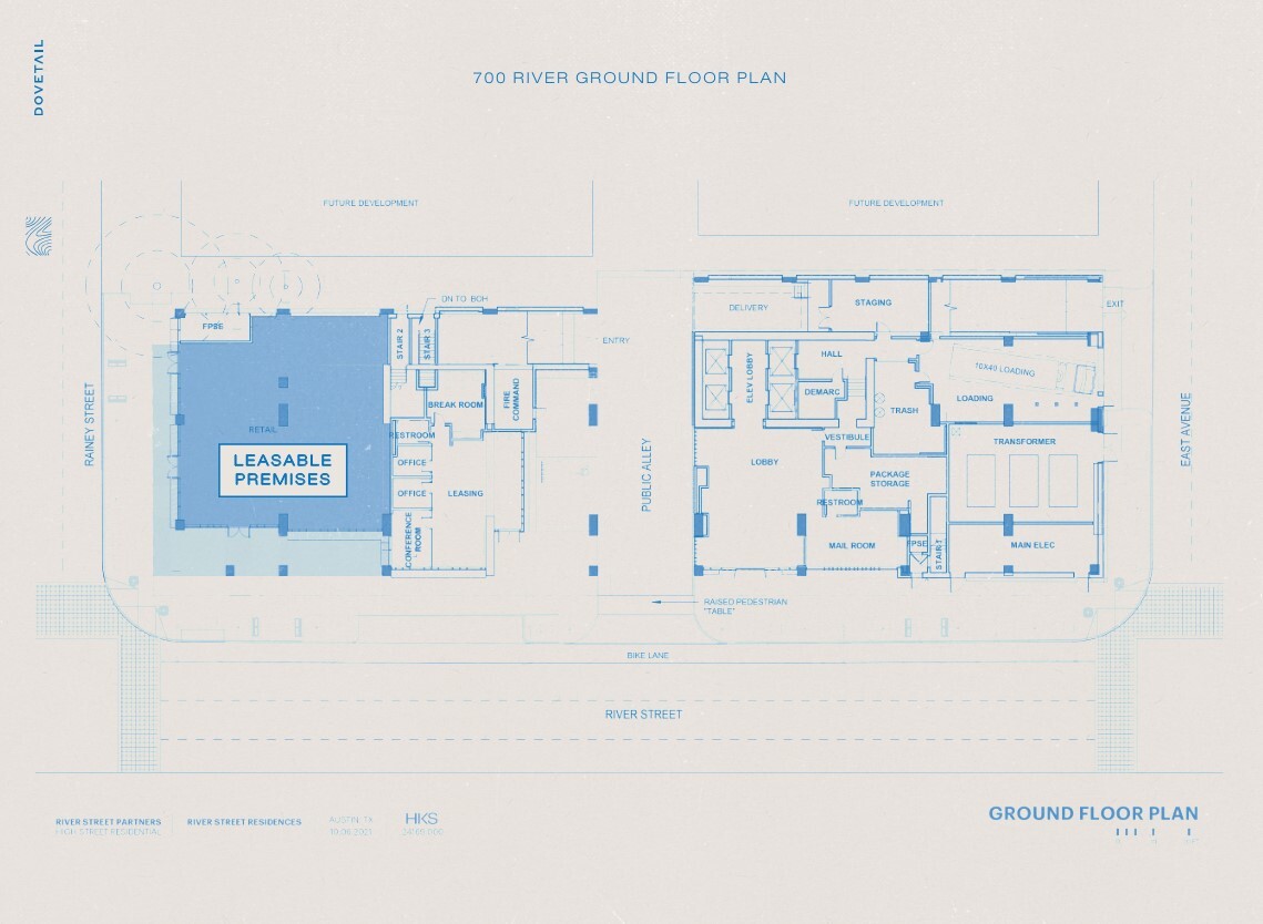 700 River St, Austin, TX for lease Floor Plan- Image 1 of 3