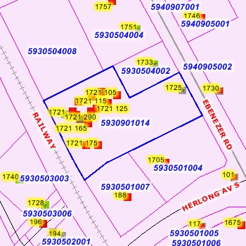 1721 Ebenezer Rd, Rock Hill, SC for sale Plat Map- Image 1 of 1