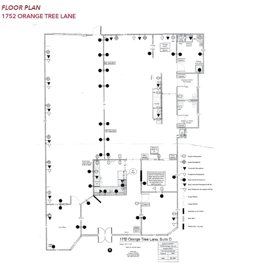 1765-1795 Orange Tree Ln, Redlands, CA for lease Floor Plan- Image 1 of 1