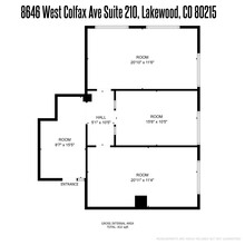 8646 W Colfax Ave, Lakewood, CO for lease Site Plan- Image 1 of 5