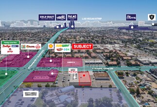 4155 S Jones Blvd, Las Vegas, NV - AERIAL map view