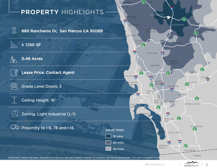 880 Rancheros Dr, San Marcos, CA for lease - Building Photo - Image 2 of 6