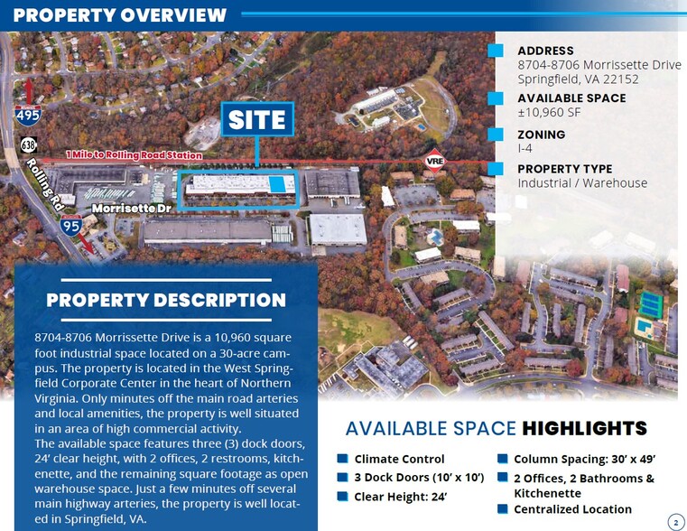 8700-8730 Morrissette Dr, Springfield, VA for lease - Building Photo - Image 2 of 8