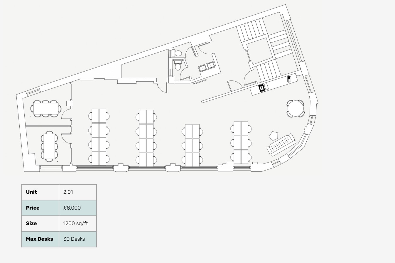 55 Southwark St, London for lease Floor Plan- Image 1 of 2