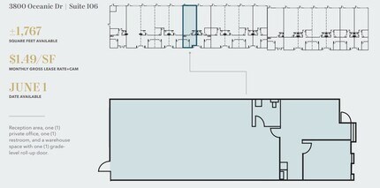 3830 Oceanic Dr, Oceanside, CA for lease Floor Plan- Image 1 of 1