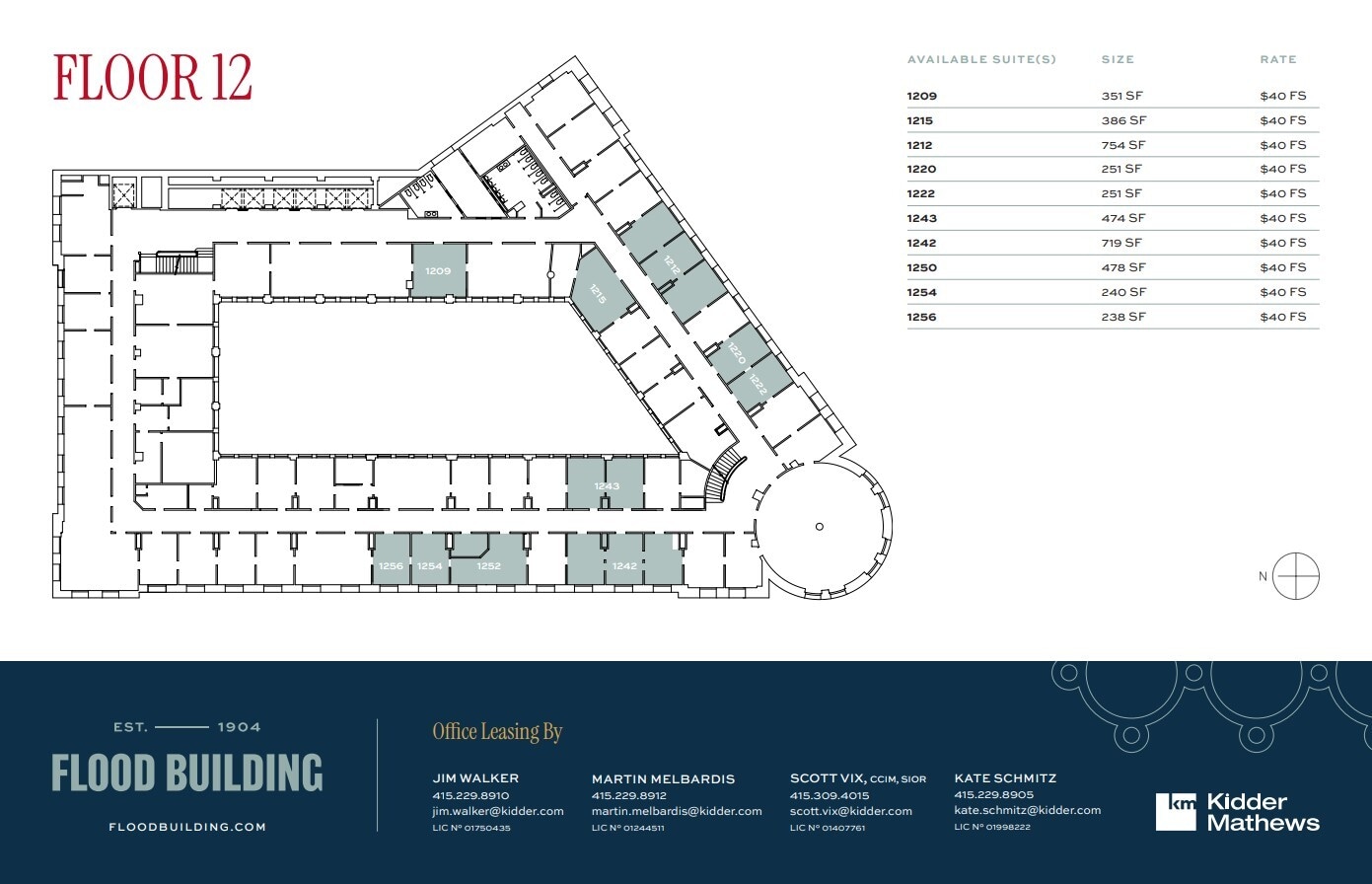 870 Market St, San Francisco, CA for lease Floor Plan- Image 1 of 1
