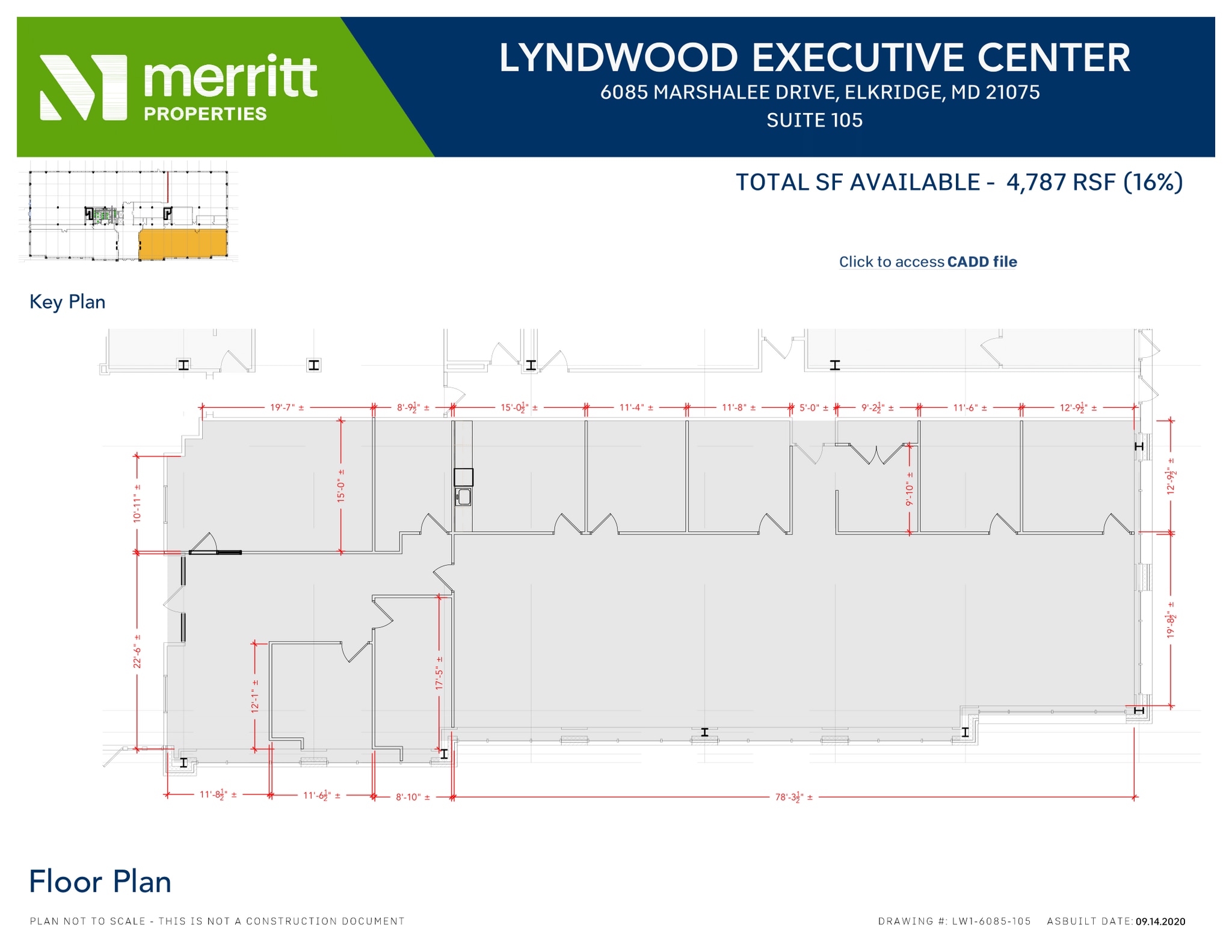 6095 Marshalee Dr, Elkridge, MD for lease Floor Plan- Image 1 of 1