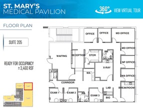 1707 W St Mary's Rd, Tucson, AZ for lease Floor Plan- Image 1 of 1