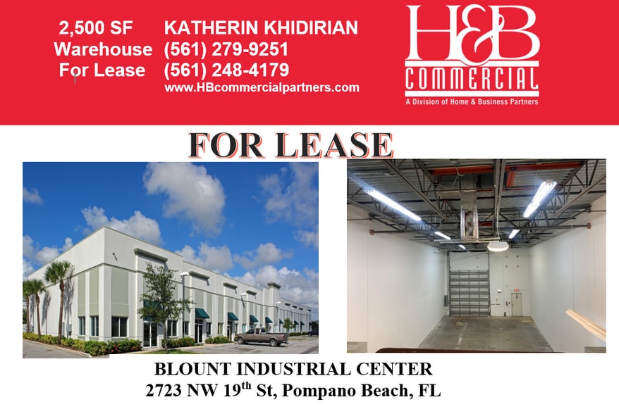 2743-2761 NW 19th St, Pompano Beach, FL for lease - Building Photo - Image 1 of 10