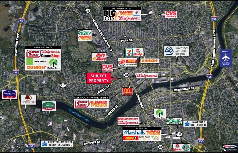 292 Lowell St, Lawrence, MA for sale - Aerial - Image 1 of 1