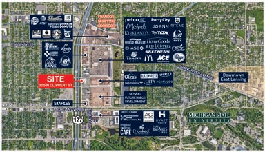 301-325 N Clippert St, Lansing, MI for lease Map- Image 2 of 3