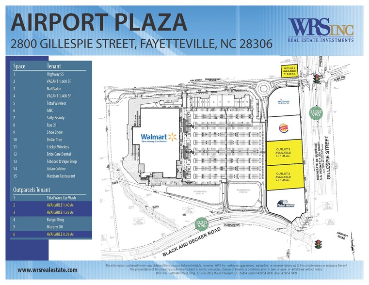 Airport Plz, Fayetteville, NC 28306 - Lot 2 & 3 | LoopNet