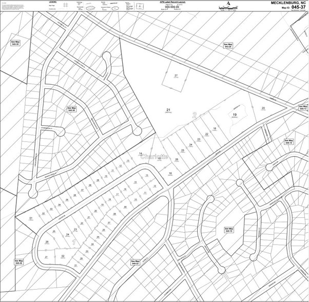 3025-3146 Baroda Ln, Charlotte, NC for sale - Plat Map - Image 2 of 15