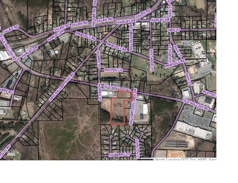 0 Old Hollow, Walkertown, NC for sale - Site Plan - Image 3 of 5