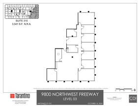 9800 Northwest Fwy, Houston, TX for lease Site Plan- Image 1 of 1