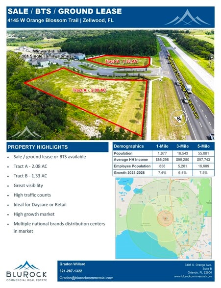 4145 W Orange Blossom Trl, Apopka, FL for lease - Building Photo - Image 1 of 6