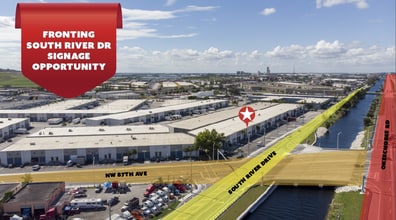 10120-10280 NW South River Dr, Miami, FL for lease Aerial- Image 1 of 5