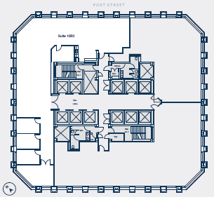 1 Post St, San Francisco, CA for lease Floor Plan- Image 1 of 1