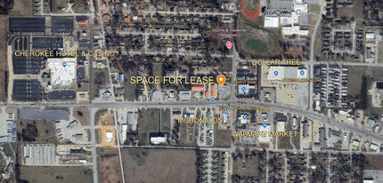 1701-1703 US Hwy 412 W, Siloam Springs, AR - AERIAL  map view