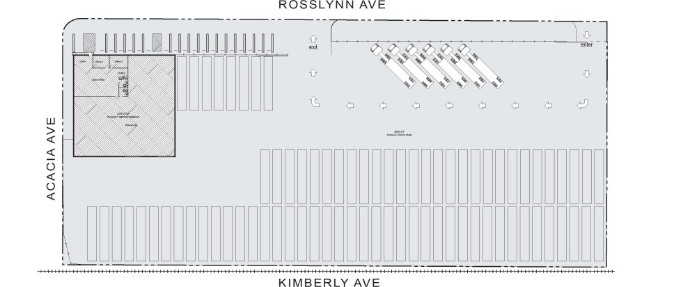 1702 E Rosslynn Ave, Fullerton, CA for lease - Site Plan - Image 3 of 3