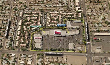 3401-3431 W Thunderbird Rd, Phoenix, AZ - aerial  map view