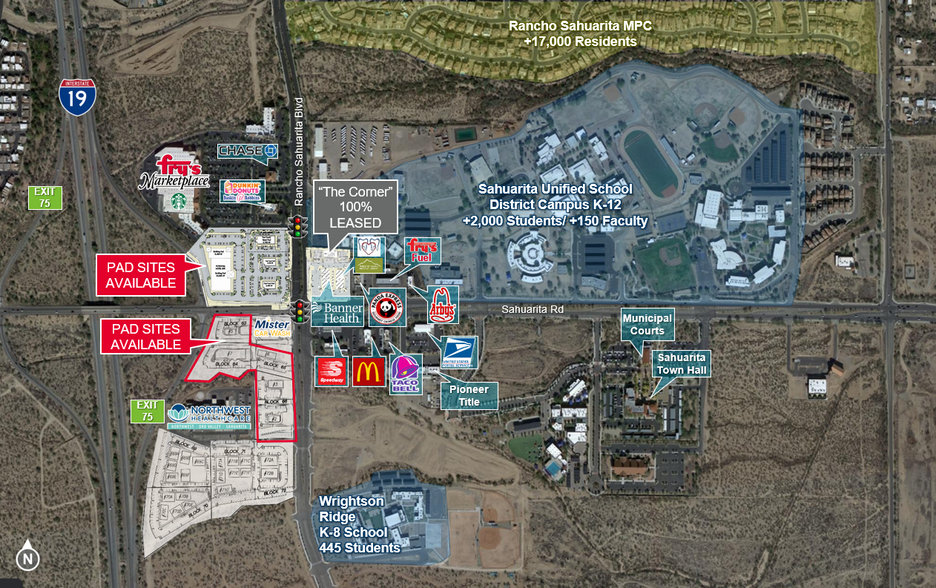 16266 S Rancho Sahuarita Blvd, Sahuarita, AZ for lease - Site Plan - Image 1 of 1