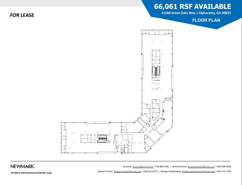 11560 Great Oaks Way, Alpharetta, GA for lease Floor Plan- Image 1 of 1