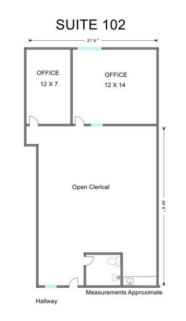 820 S Bartlett Rd, Streamwood, IL for lease Floor Plan- Image 1 of 1