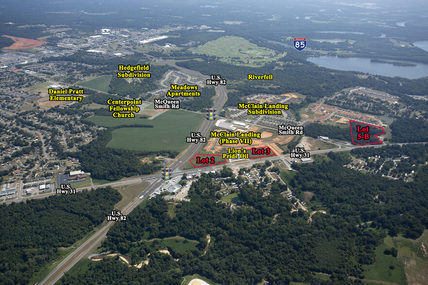 McQueen Smith & Hwy 82 & 31, Prattville, AL for sale - Building Photo - Image 1 of 5