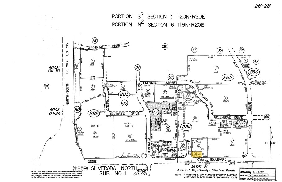 2400 Oddie Blvd, Sparks, NV for sale - Plat Map - Image 2 of 10