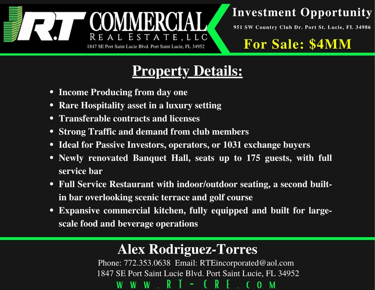951 SW Country Club Dr, Port Saint Lucie, FL for sale - Building Photo - Image 3 of 10