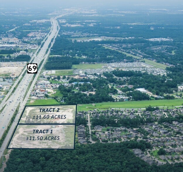 Hwy 59 & Auburn Fields, Porter, TX for sale - Aerial - Image 2 of 4