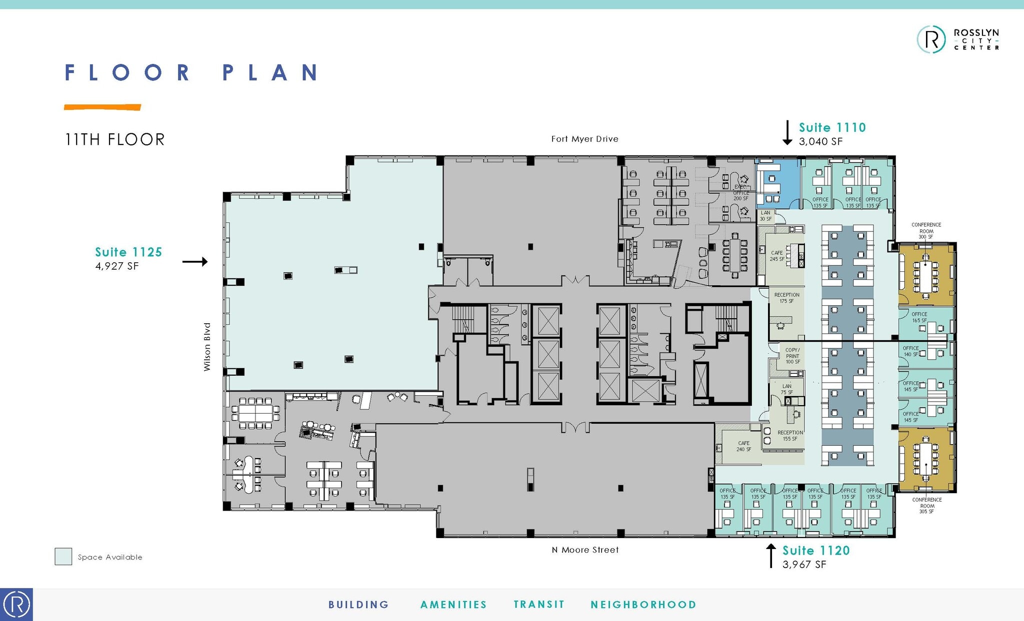 1700 N Moore St, Arlington, VA for lease Floor Plan- Image 1 of 1