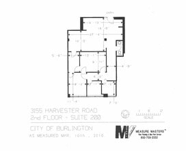 3155 Harvester Rd, Burlington, ON for lease Floor Plan- Image 1 of 1