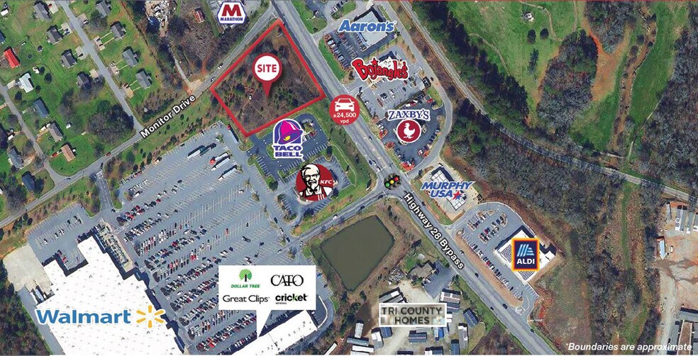 Highway 28 At Monitor Drive, Anderson, SC 29624