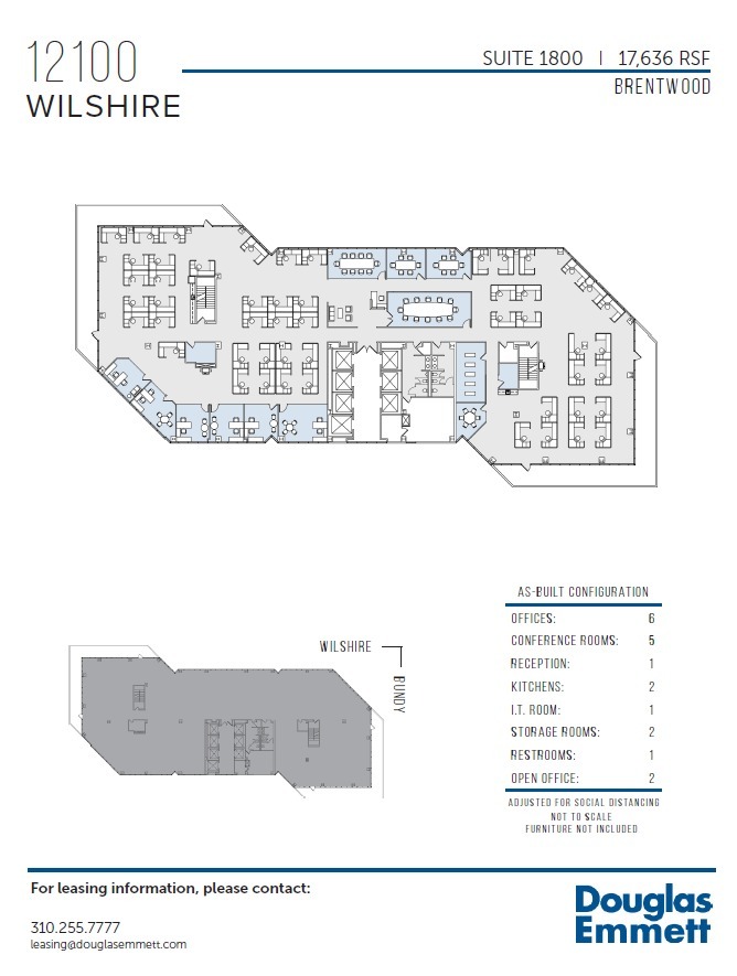 12100 Wilshire Blvd, Los Angeles, CA for lease Floor Plan- Image 1 of 1