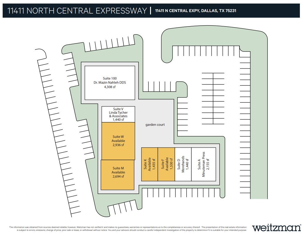 11411 N Central Expy, Dallas, TX for lease Site Plan- Image 1 of 1