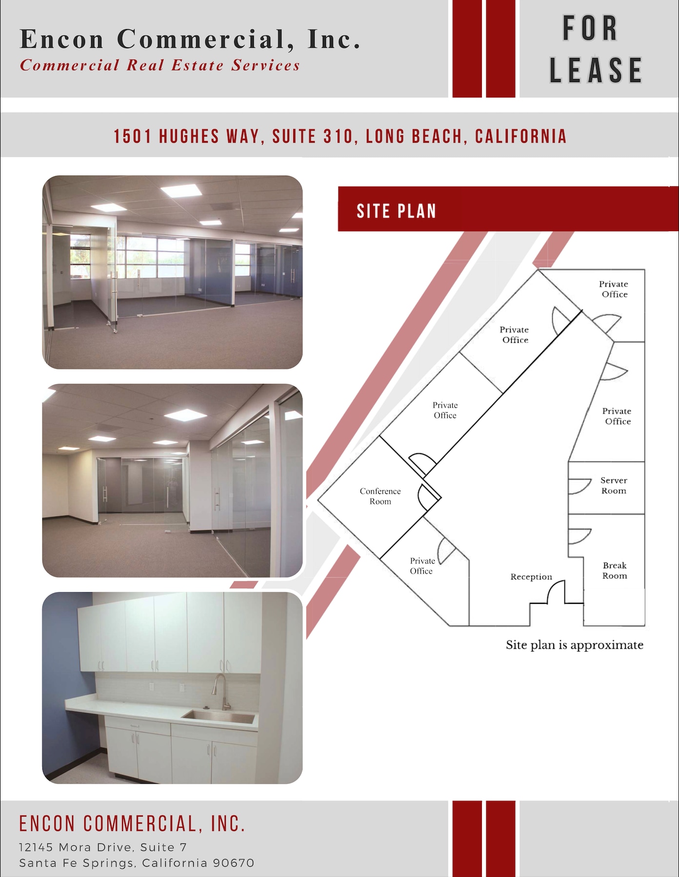 1501 Hughes Way, Long Beach, CA for lease Floor Plan- Image 1 of 8