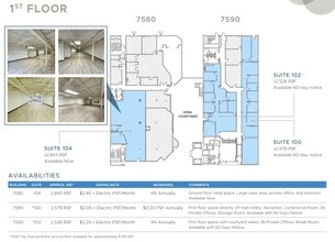 7590 Fay Ave, La Jolla, CA for lease Floor Plan- Image 1 of 1