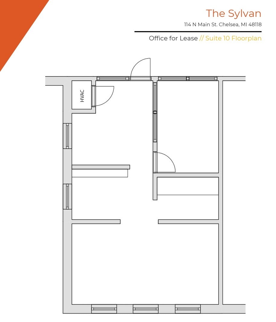 114 N Main St, Chelsea, MI for lease Floor Plan- Image 1 of 1
