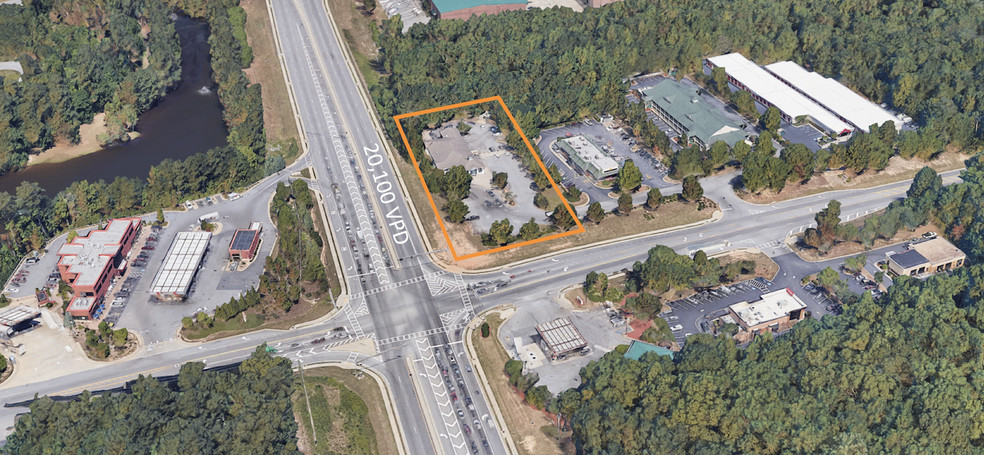 1000 Crosstown Dr, Peachtree City, GA for sale - Aerial - Image 1 of 2