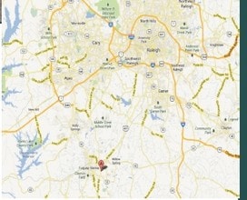 8009-8013 Purfoy Rd, Fuquay Varina, NC - AERIAL map view